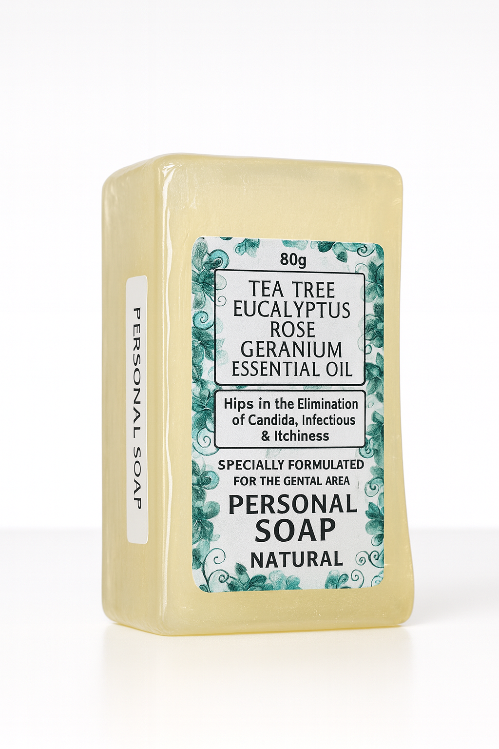 Feminine Balance Natural Soap – Tea Tree & Rose Care - 80g — Personal Care Range