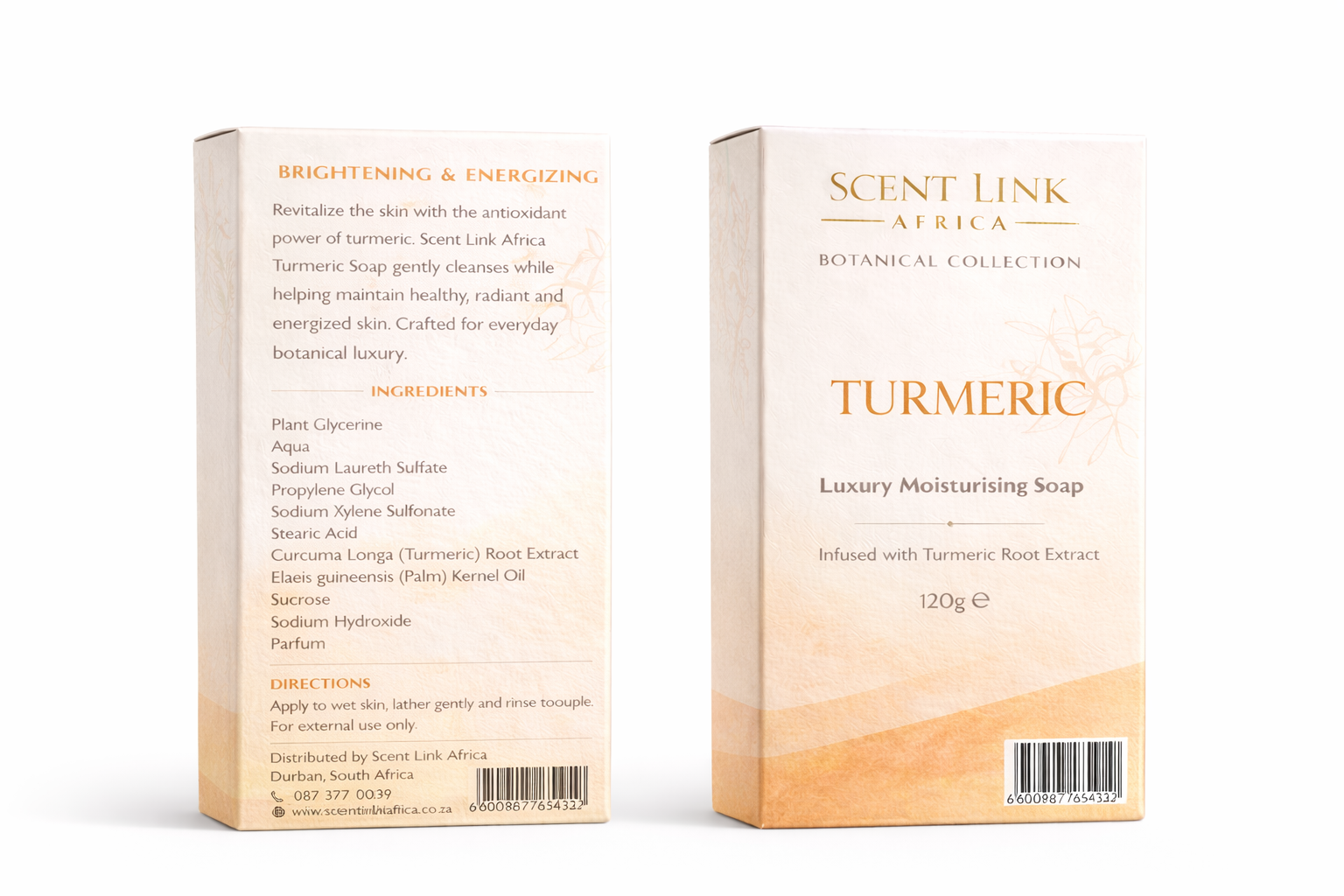 Turmeric Glycerin Soap 120g — Personal Care Range