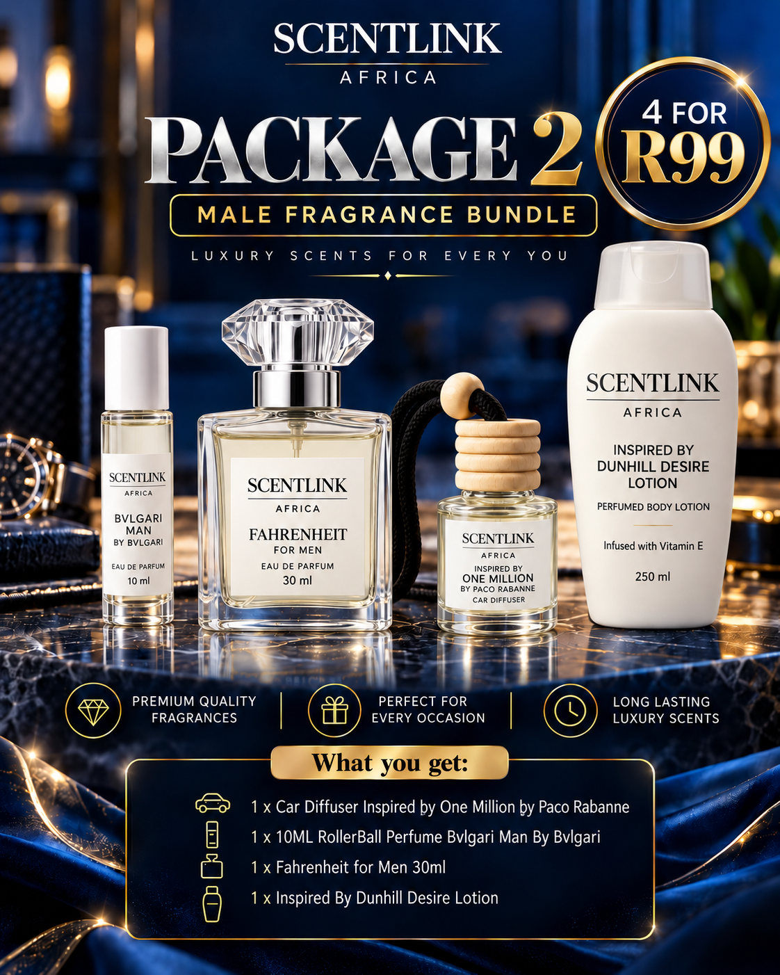 R99 male fragrance bundle